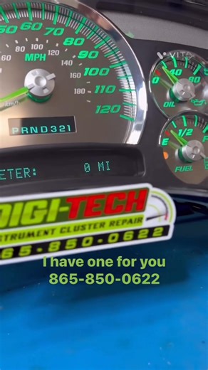 Completely rebuilt, plug and play. With your mileage, hours and programming! | Digi-tech instrument cluster repair