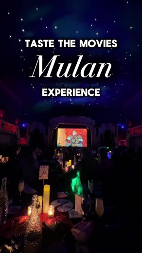A night fit for a warrior. 🐉⚔️ Our Mulan experience brought the story to life with a 7-course culinary adventure, immersive moments, and a little taste of ancient China at every turn. 🍽️🥢 Relive the magic, then get ready for our next Taste the Movies experience! #Mulan #TasteTheMovies #ImmersiveDining #DinnerExperience #FoodieExperience