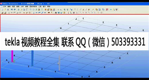 tekla全套入门(视频教程----入门到)精通