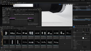 Simple Editor Utility Script to apply material to all selected static meshes in the browser. Applies to all valid material elements/ID's