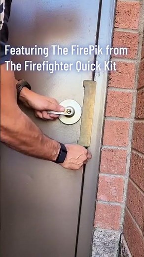 🔥The FirePik is an essential tool in the Firefighter Quick kit which also contains the Firefighter