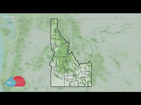 How did Idaho get its shape?