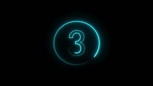 Abstract Glowing Neon Countdown Timer Animation Stock Footage Video (100% Royalty-free) 1108356377 | Shutterstock