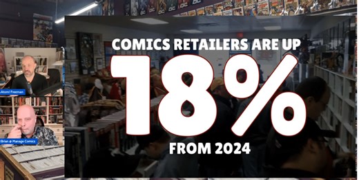 Report: Comic sales are up 18% in comics shops