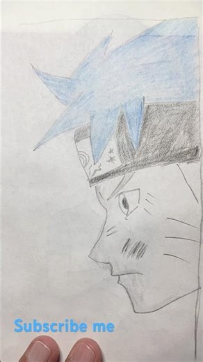 How to Draw Naruto Side Face | Naruto Anime Sketch Step by Step