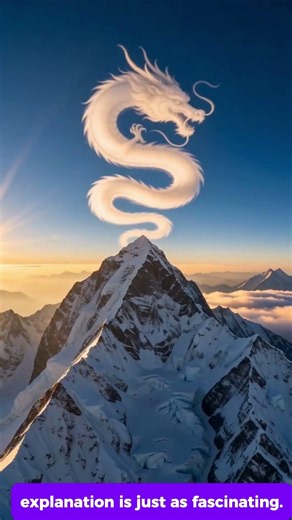The Rare Mountain Cloud That Looks Like a Giant Dragon 🏔️🐉 | Real Weather Phenomenon