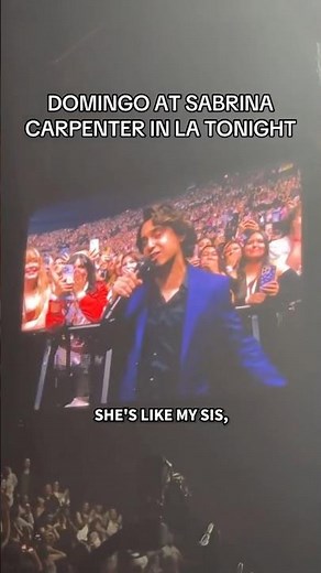 ‘SNL’s Domingo shows up at Sabrina Carpenter concert