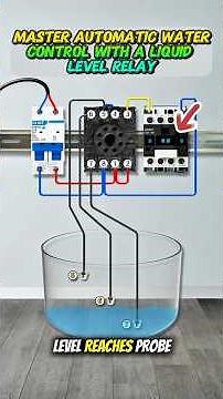 Master Automatic Water Control with a Liquid Level Relay⚡️ #liquidlevelsensor #electrician