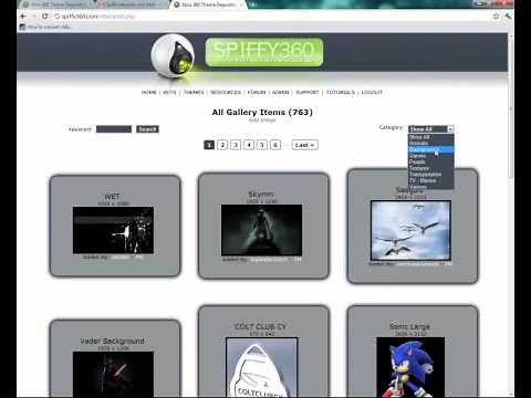 Using Spiffy360.com to download or upload themes and get help