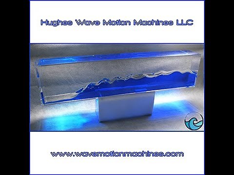 22" Hughes "Model One" Wave Motion Machine in “Projection White” Copyright Free- (Lava)