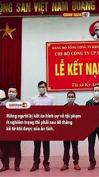 Điều kiện kết nạp lại vào Đảng theo Quy định 20-QĐ/TW từ 08/4/2026 #shorts | LuatVietnam