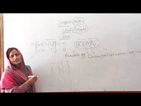 pack(D) math BODMAS Lecture no 4