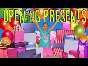 Birthday Morning Present Opening -- Alyssa's 11th Birthday!!