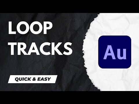 How to Loop or Repeat Tracks - Adobe Audition Tutorial for Beginners