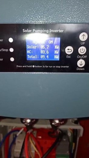 HOBER Hybrid Solar Pump Inverter | Auto Switch Solar & AC Power for 24/7 Water Supply