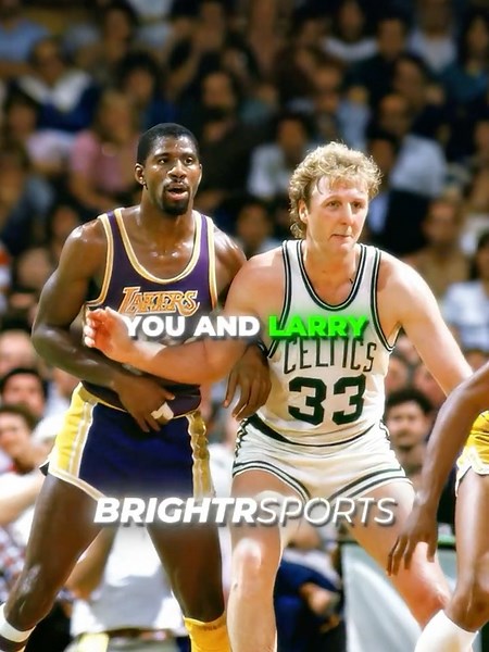 How Larry Bird & Magic Became Friends… 🥹🏀