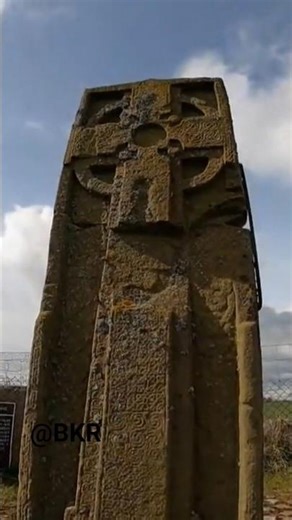 PICTISH Carved Cross Stone!! - SCOTLAND