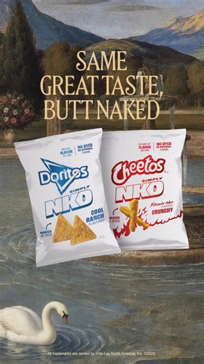 Cheetos on Instagram: "Welcome to the Renaissance of Snacking. Simply NKD, now available at Walmart."