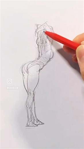 50000CM/77 #practice #drawing #pose #sketch