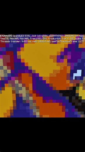 I made pixel art of the Splatoon movie in Minecraft
