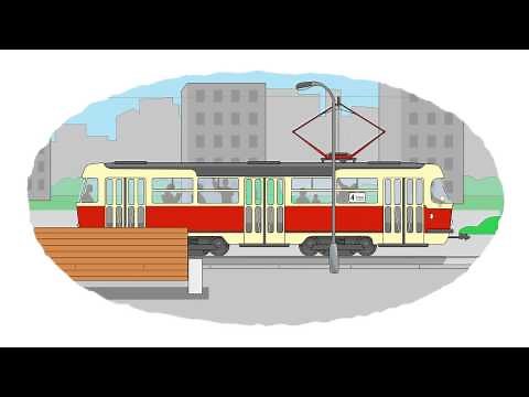 Zeichentrick-Malbuch - U-Bahn, Straßenbahn, Zug