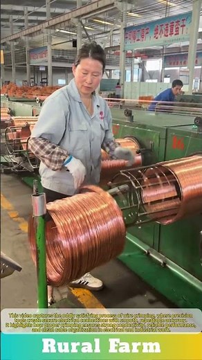 Oddly satisfying wire crimping process! 😳⚙️