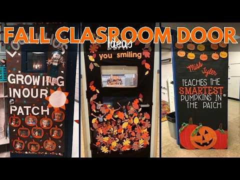 100 Easy Fall Classroom Door Decorations Ideas to Try in 2025 Autum Classroom Decorating