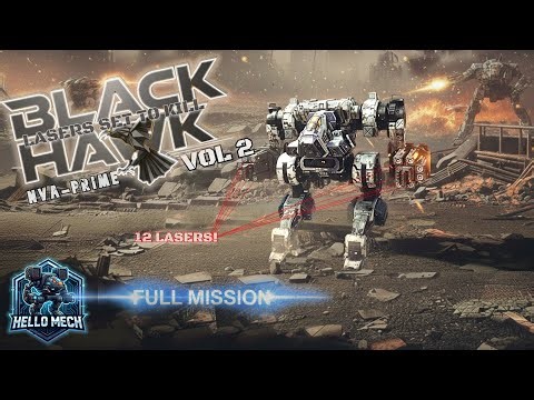 💥@HelloMech | Black Hawk Solo Mission | MechWarrior Gameplay Battles