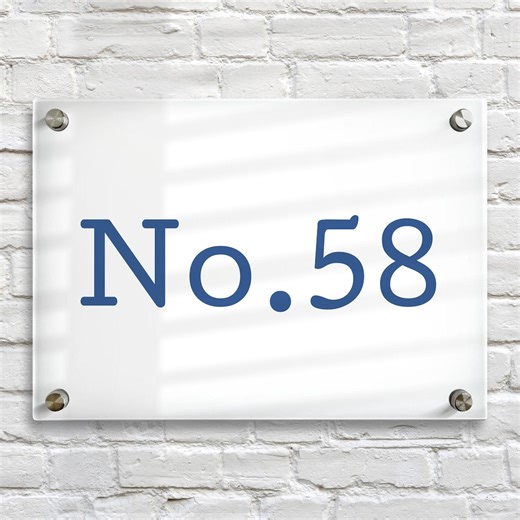 Personalised Home Name Sign Custom House Number - Add Your Address, Text or Colours, Interior & Outside Usage Number Contemporary - Etsy UK