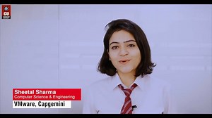 Multiple #Placements at Chandigarh University - #VMWare | #Capgemini "Chandigarh University is a place where you will get enough chances to showcase your talent other than academics" - Sheetal Sharma, CSE, Placed in VMware & Capgemini All round development is what Sheetal embraced at Chandigarh University. Now it's your chance to achieve the same. #Admissions Open at University with Best placements. Apply Now - https://goo.gl/3R6EYx #ChandigarhUniversity #UniversitywithbestPlacements | Chandigar