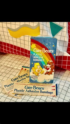 Nostalgic 80s Care Bear Band-Aids! #genx #retro #80s #childhood ￼