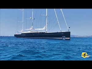 Luxury Mega sailing yacht SEA EAGLE II three-masted schooner built by Royal Huisman 81m/266ft