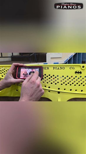 Perfect Piano Plate Color Match Batman Yellow Achieved!