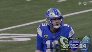 NFL赛事_24/25赛季NFL常规赛第十四周：包装工31-34雄狮_24/25赛季NFL常规赛第十四周：包装工31-34雄狮_【达阵】球到人到！帕特里克四档强打钻到四不管地带接球达阵