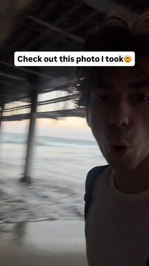 In photography, volumetric lighting occurs when light interacts with particles in the air, mist, spray, or dust - making its beams visible and giving the scene a three dimensional presence. In this shot, sunlight pours through the gaps of the pier, scattering through the sea spray and mist to form glowing columns of light. #photography #photographer #aesthetic #editing | Hudsonmcdonaldd