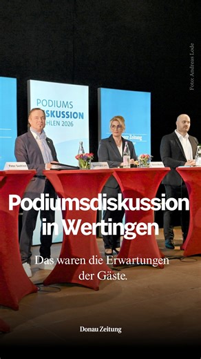 Ein richtiger Wahlkampf in Wertingen: Das hat es verschiedenen Gästen zufolge in der Zusamstadt noch nie gegeben. Am Mittwochabend traten alle Kandidierenden gegeneinander an. #wertingen #kommunalwahl #stadthalle #wertingerzeitung #donauzeitung | Donau Zeitung