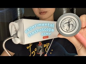 experimental asmr using my stethoscope on the sr3d