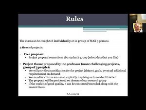 Visual Analytics - Prof. M. Angelini - X-Exam-rules