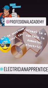 336K views | Cursul de #Electrician #Constructor este un curs acreditat, care iti ofera posibilitatea de a te încadra în acest domeniu ca si persoana calificată! Partea de teorie se va susține online, live, sub îndrumarea unui expert, iar partea de practică, prin repartiție într-o firma de profil. Afla mai multe detalii la numărul 0744920034 ##curs #electrician #Constructor #calificare #acreditatanc | Profesional Academy | Facebook