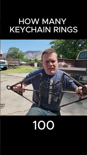 Truck VS Keychain Rings #science #shorts