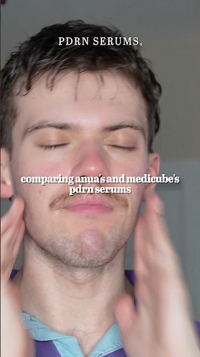 comparing the anua and medicube pdrn serums 😕🤨