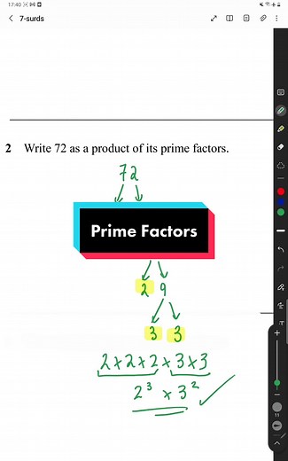 Making maths easy✏️ #math #maths #algebra #studytips #gcse #gcsemaths #mathsrevision #mathstips #tutor #teaching #mathstutor #mathematics #gcse2023 #mathstrick #mathsteacher #primenumbers