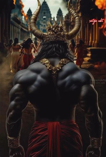 angry ravan stetus #trend short power ful stetus 🔥🚩