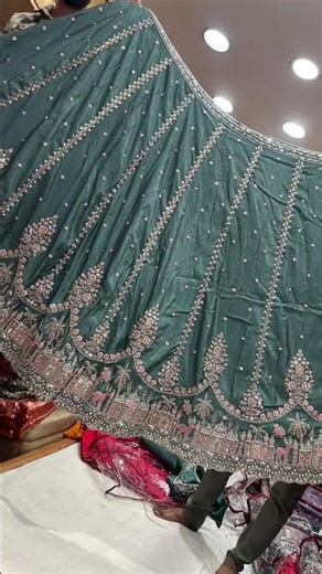 Heavy lehenga with bits work, reasonable price #indianattire like share subscribe booking 8950479700