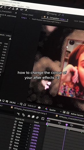 how to change the colour of your after effects! thought i’d this tutorial because some people have asked