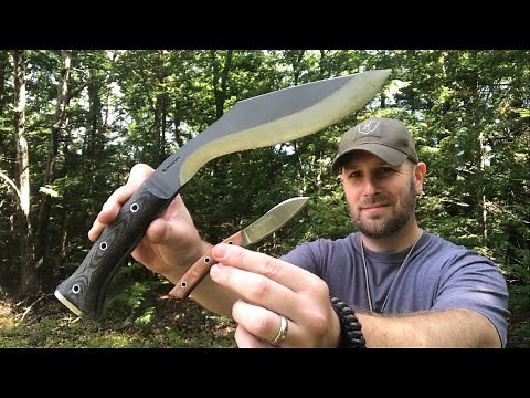 Condor K-TACT Kukri Survival Knife & Nessmuck Neck Knife - Teaming Up For Chopping, Carving