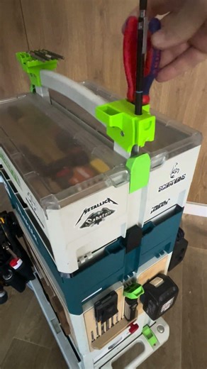 Держатель подсумков #toughbuild для #Festool #systainer #storagebox