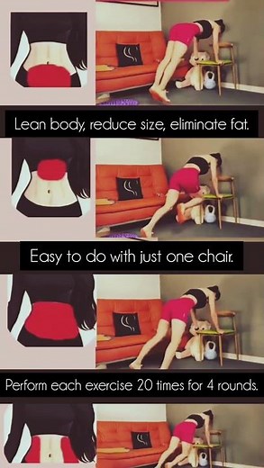 Flat tummy goals start at home 🔥Easy exercises for belly fat & strong abs Consistency is the key #