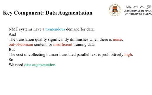 Exploring Data Selection and Augmentation Strategies for Machine