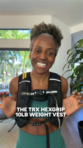 TRX® Training on Instagram: "Wearable weight built with women in mind💪 After weeks of wearing the new 10lb / 4.5kg TRX HexGrip™ Weight Vest during her workouts, @tarahtimothee (TRX Affiliate & Studio Owner) can attest: this vest is highly adjustable, made to move, and ready for anything. Don't walk. RUN to get your hands on it! 👀 LINK IN BIO"
